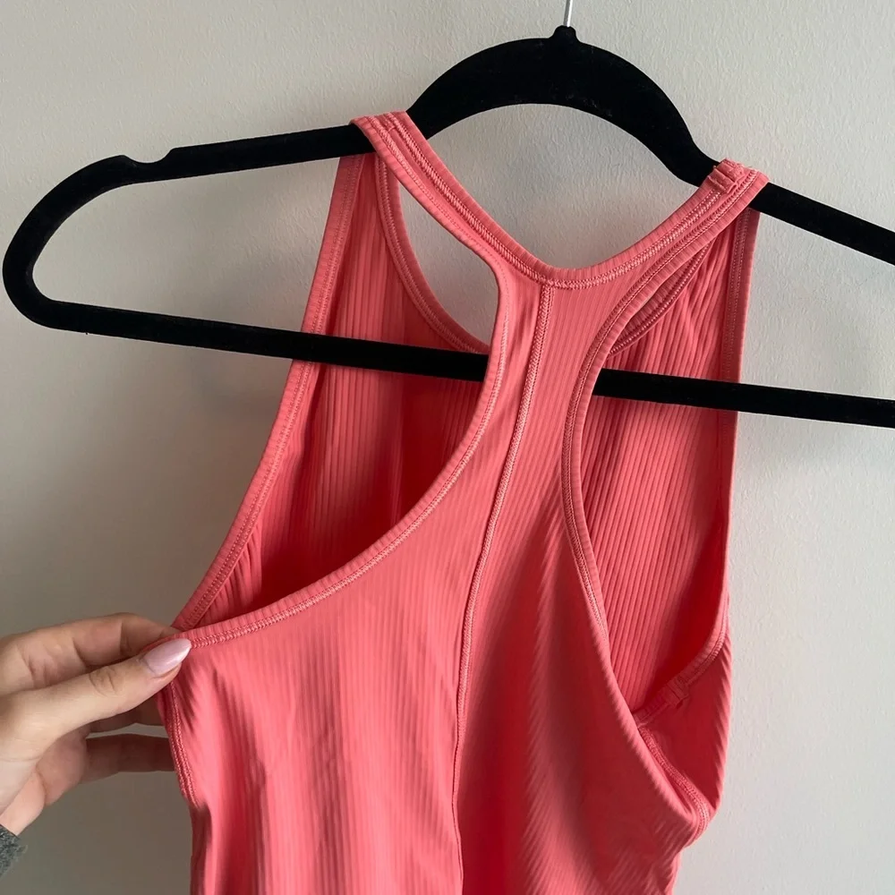 Lululemon Coral Racerback Tank Top